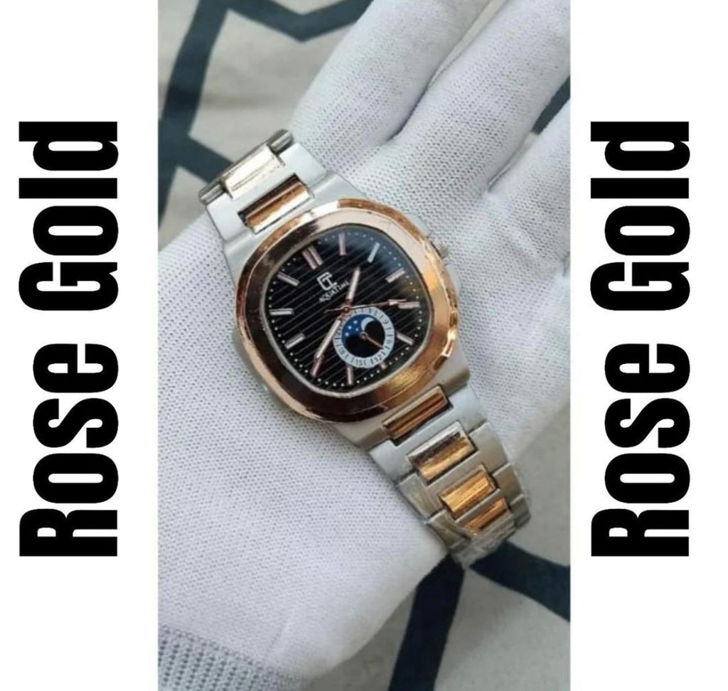 Elegant Splash Proof Quartz Movement Watch for Men